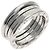 Bulgari Anello Bvlgari B-Zero1 3-Bande in Oro Bianco 18K - vista 2