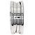 Bulgari Anello Bvlgari B-Zero1 3-Bande in Oro Bianco 18K - vista 3
