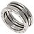 Bulgari Bvlgari B-zero1 2-Band Ring aus 18K Weißgold
