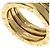 Bulgari Anello Bvlgari B-zero1 a 2 bande in oro giallo 18K - vista 5