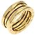 Bulgari Anello Bvlgari B-zero1 a 2 bande in oro giallo 18K - vista 2