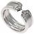 Cartier C2 Diamantring aus 18K Weißgold