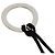 Bulgari Collana Logo Circle BVLGARI in oro bianco 18K - vista 2