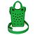 Borsa a Spalla in Gomma Verde Balenciaga