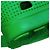 Borsa a Spalla in Gomma Verde Balenciaga - vista 14