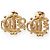 Orecchini a clip in oro Christian Dior D'oro - vista 2