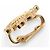 Orecchini a clip in oro Christian Dior D'oro - vista 3
