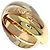 Anello Trinity Cartier in oro giallo rosa e bianco