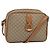Céline Celine Vintage Macadam Canvas and Leather Beige