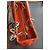 Lady Dior Dior Lady Large Handtasche aus orangefarbenem Cannage-Leder - Ansicht 11