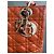 Lady Dior Dior Lady Large Handtasche aus orangefarbenem Cannage-Leder - Ansicht 12