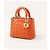 Lady Dior Dior Lady Large Handtasche aus orangefarbenem Cannage-Leder - Ansicht 2