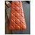 Lady Dior Dior Lady Large Handtasche aus orangefarbenem Cannage-Leder - Ansicht 8