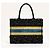 Dior Book Tote 36 Schwarz Leopardenmuster Canvas - Ansicht 2