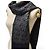 Zucca Stola in lana reversibile Fendi Marrone Nero - vista 3