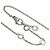 Bulgari Collana Bvlgari Double Logo con diamante 1P in oro bianco 18K - vista 3