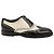Mocassini Oxford Dior pelle nera e bianca 38 Nero
