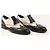 Mocassini Oxford Dior pelle nera e bianca 38 Nero - vista 2