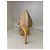 Sandali in pizzo Christian Dior con fiocco beige - vista 4