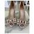 Sandali in pizzo Christian Dior con fiocco beige - vista 6