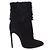 Stivaletti Alaïa in suede nero