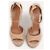 Sandali con platform Alaïa in suede rosa - vista 3