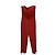 Mono Alexander McQueen Rojo de Acetato sin Mangas Roja