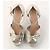 Sandali Alexander McQueen in pelle argento metallizzato - vista 4