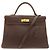 Borsa Hermès Kelly 40 Marrone Arancione