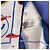 Foulard in seta Chanel Coco Mark in blu navy e bianco - vista 5