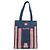 Borsa Tote Petit H di Hermès in blu e rosa