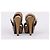 Barbara Bui Python Leather Ankle Strap Platform Sandals Golden - view 3