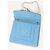 Borsa a spalla Bulgari Serpenti in pelle blu - vista 3