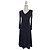 Langes schwarzes Kleid Burberry Brit