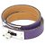 Bracciale Charm Double Tour Kelly di Hermès Porpora