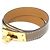Bracciale Charm Double Tour Kelly di Hermès Beige Taupe