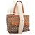 Borsa Tote Gucci Abbey Marrone in Tela GG e Pelle - vista 10