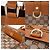 Borsa Tote Gucci Abbey Marrone in Tela GG e Pelle - vista 17
