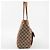Borsa Tote Gucci Abbey Marrone in Tela GG e Pelle - vista 3