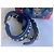 Borsa Valentino Garavani Candy Stud in pelle trapuntata blu e rossa Multicolore - vista 7