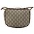 Borsa a Spalla GUCCI GG Plus Supreme PVC Beige Oro Auth ka3460 D'oro - vista 2