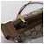 Borsa a Spalla GUCCI GG Plus Supreme PVC Beige Oro Auth ka3460 D'oro - vista 9