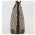 Gucci Borsa a mano GG Supreme in PVC beige e oro Auth BAZ197 D'oro - vista 4