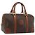 Céline CELINE Macadam Canvas Hand Bag PVC Leather Brown Gold Auth ka3635 Golden