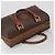 Céline CELINE Macadam Canvas Hand Bag PVC Leather Brown Gold Auth ka3635 Golden - view 6