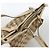 Borsa a mano GG Canvas Gucci Beige Oro 139552 Auth bs34241 D'oro - vista 6