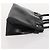Borsa a Spalla in Tela GG Gucci in Pelle 3 Pezzi Nero Beige Auth bs34147 - vista 18