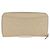 CHANEL Langer Geldbeutel Lammleder Beige Gold CC Auth 167178SAM Golden - Ansicht 2