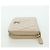 CHANEL Langer Geldbeutel Lammleder Beige Gold CC Auth 167178SAM Golden - Ansicht 3