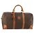 Céline Borsa Boston in tela Macadam CELINE in pelle PVC marrone oro Auth 174501 D'oro